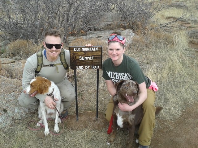 End of the trail at Elk Mountain